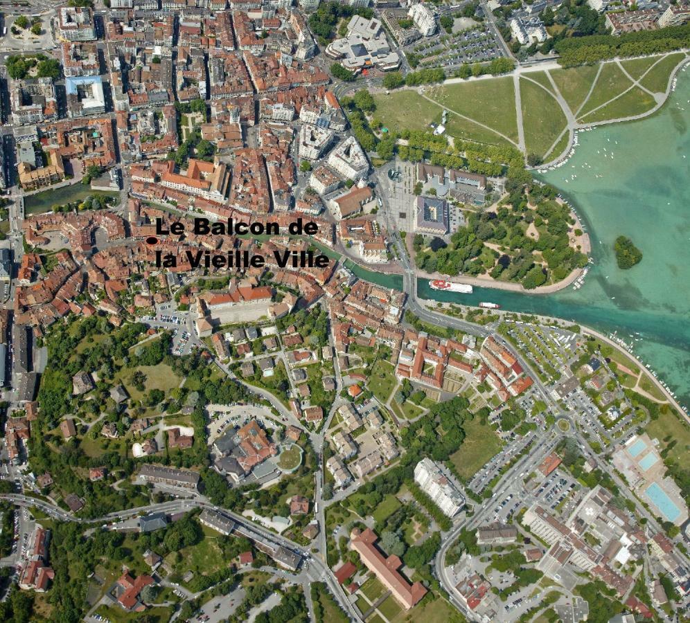 Le Balcon De La Vieille Ville Annecy Dış mekan fotoğraf